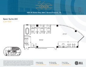 1901 N State Highway 360, Grand Prairie, TX à louer Plan d’étage– Image 1 sur 1