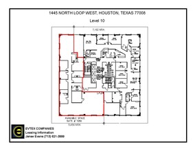 1445 North Loop W, Houston, TX à louer Plan d’étage– Image 1 sur 13