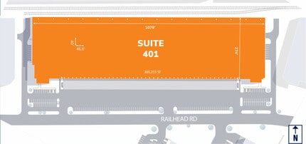 401-441 Railhead Rd, Fort Worth, TX à louer Plan de site– Image 2 sur 2