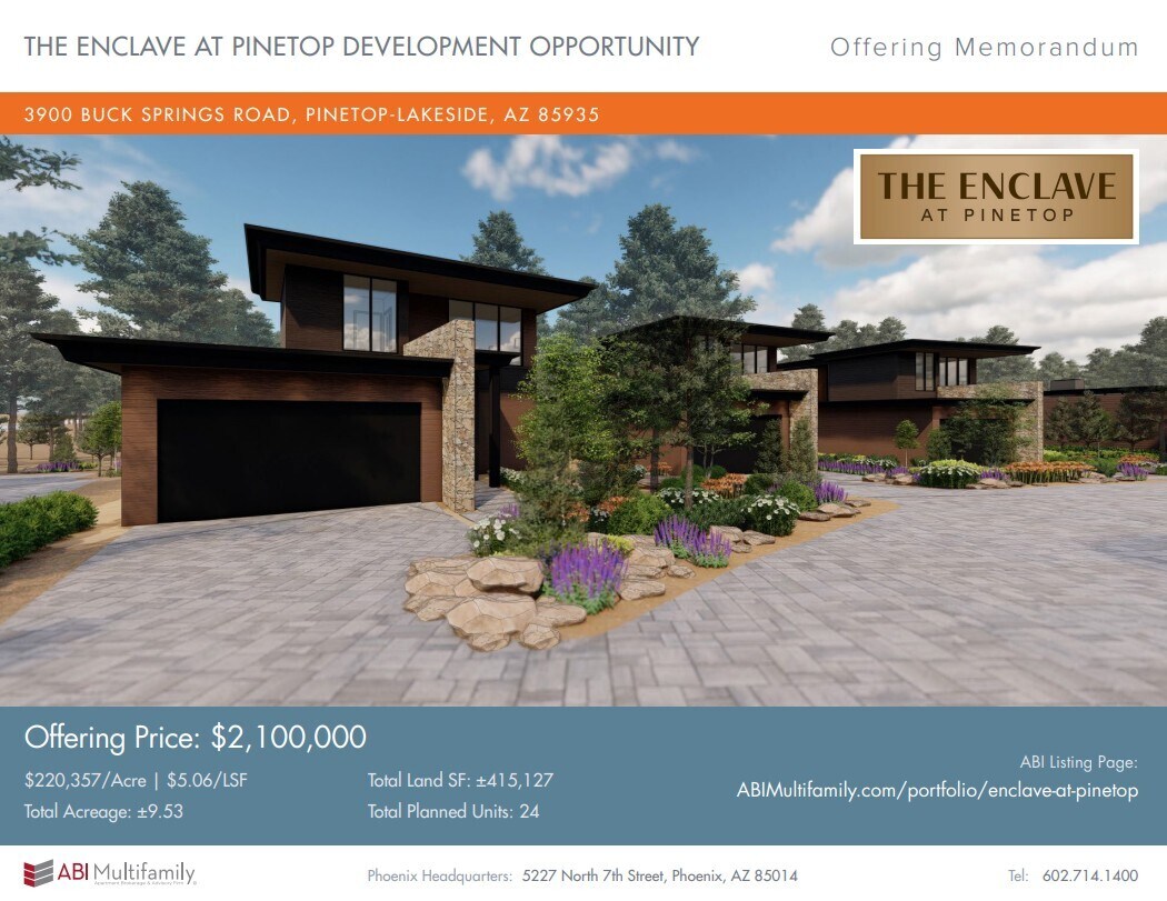 3900 Buck Springs Rd, Pinetop, AZ à vendre Photo principale– Image 1 sur 9