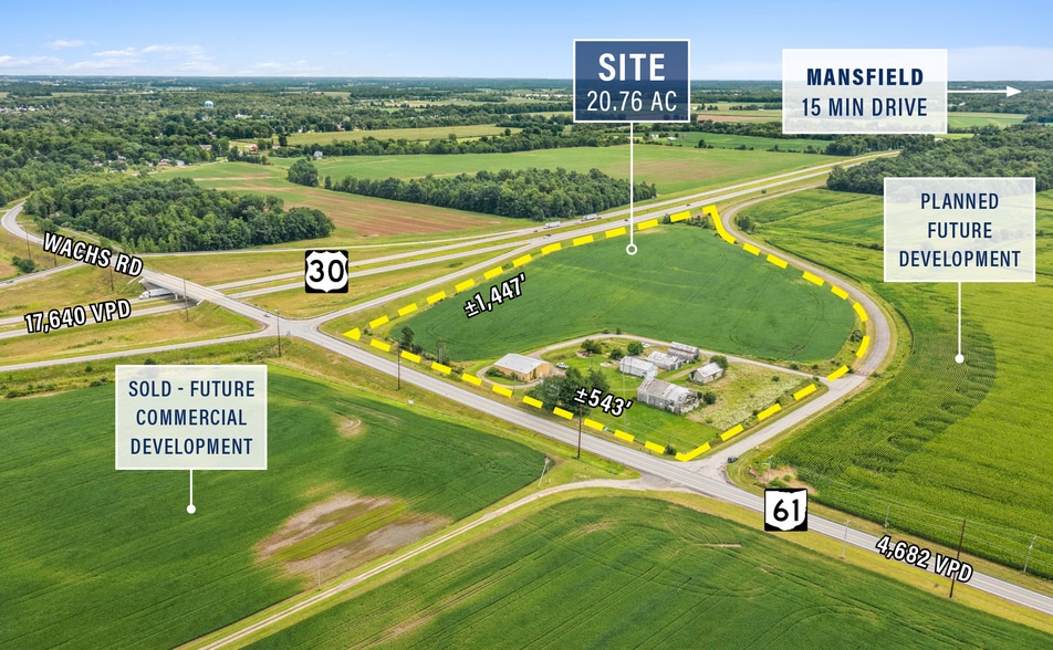 1521 State Route 61, Galion, OH à vendre - Aérien – Image 2 sur 4