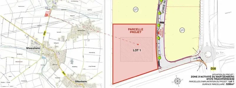Local d'activités dans Truchtersheim à vendre - Photo de l’immeuble – Image 1 sur 5