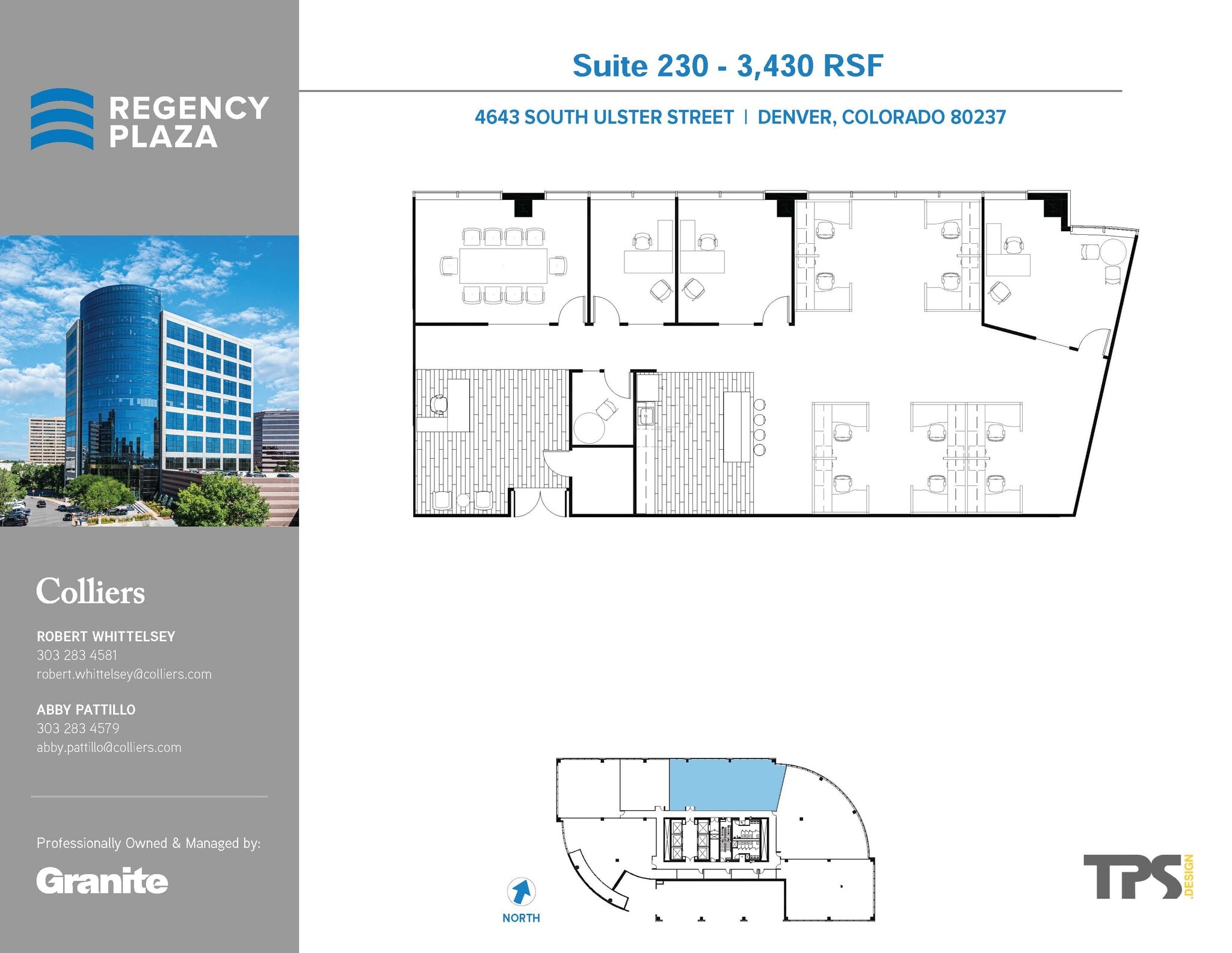 4643 S Ulster St, Denver, CO à louer Plan d’étage– Image 1 sur 1