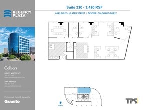4643 S Ulster St, Denver, CO à louer Plan d’étage– Image 1 sur 1