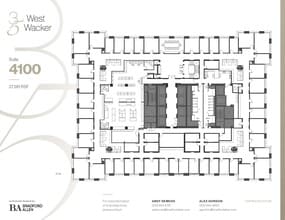 35 W Wacker Dr, Chicago, IL à louer Plan d’étage– Image 1 sur 4