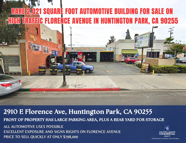 2910 E Florence Ave, Huntington Park, CA à vendre - Photo principale – Image 1 sur 6