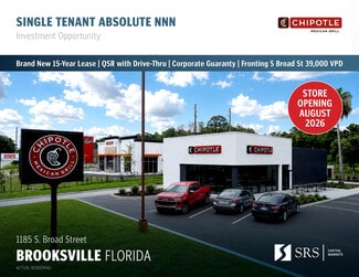 Plus de détails pour 1185 S Broad St, Brooksville, FL - Local commercial à vendre