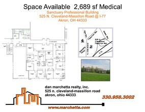 525 N Cleveland-Massillon Rd, Akron, OH à louer Plan d’étage– Image 1 sur 1