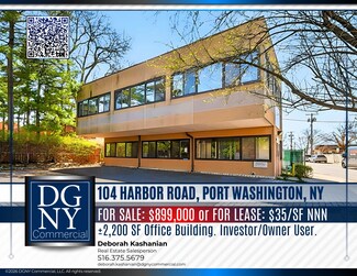 Plus de détails pour 104 Harbor Rd, Port Washington, NY - Bureau à vendre