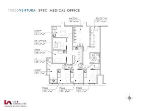 19500-19510 Ventura Blvd, Tarzana, CA à louer Plan d’étage– Image 2 sur 2