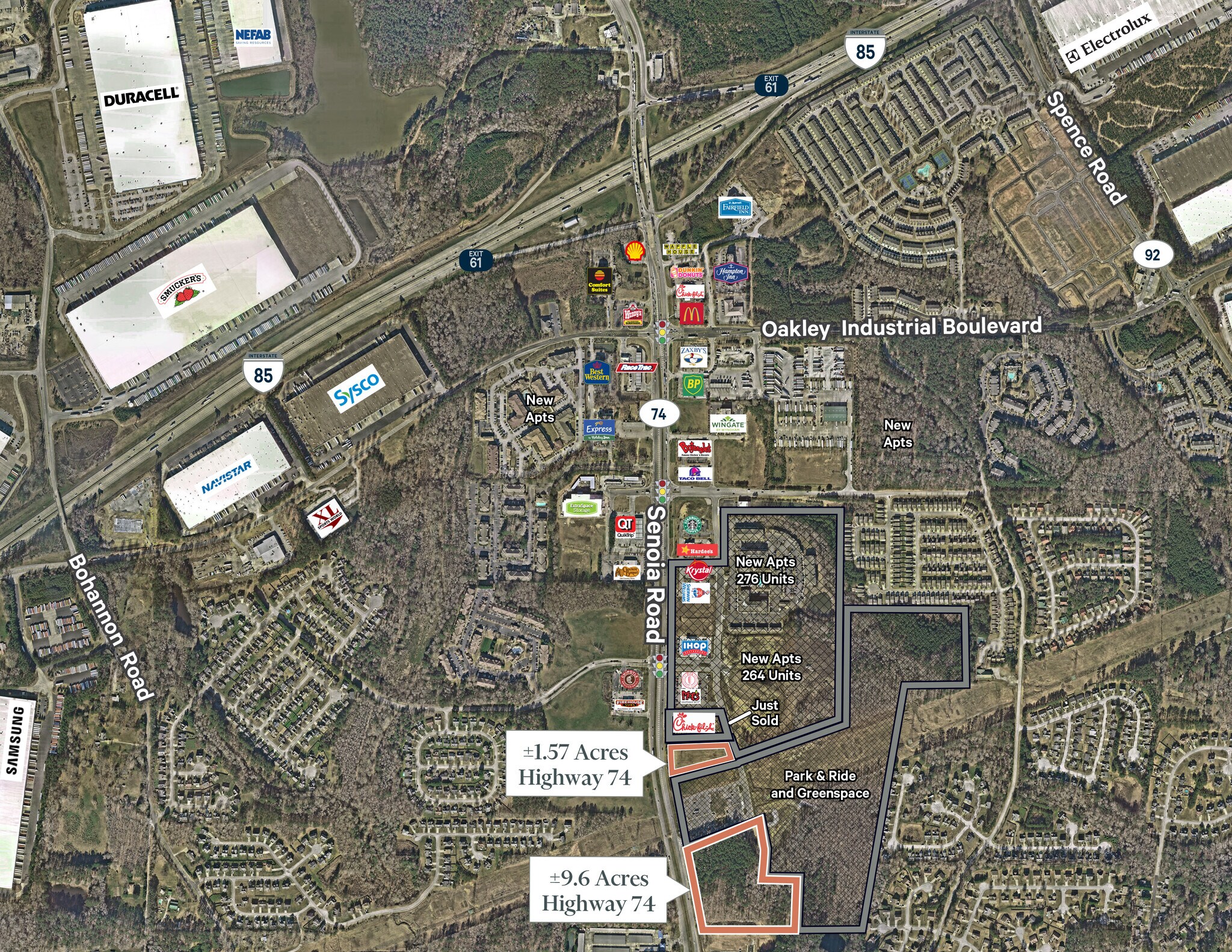 Senoia Rd, Fairburn, GA à vendre Aérien– Image 1 sur 2