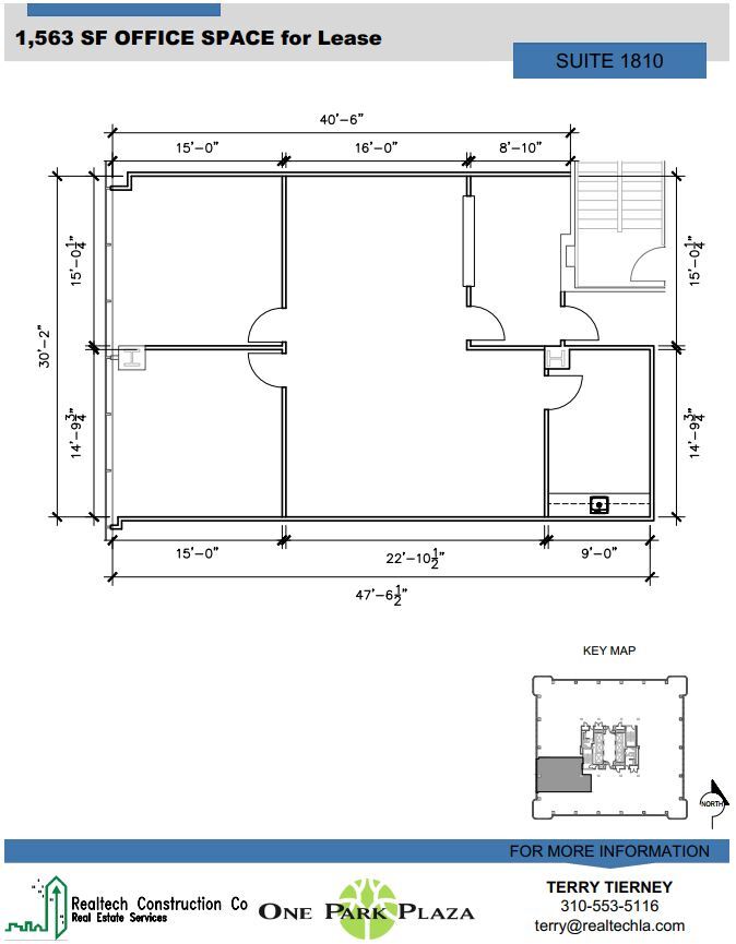 3250 Wilshire Blvd, Los Angeles, CA à louer Plan d’étage– Image 1 sur 1