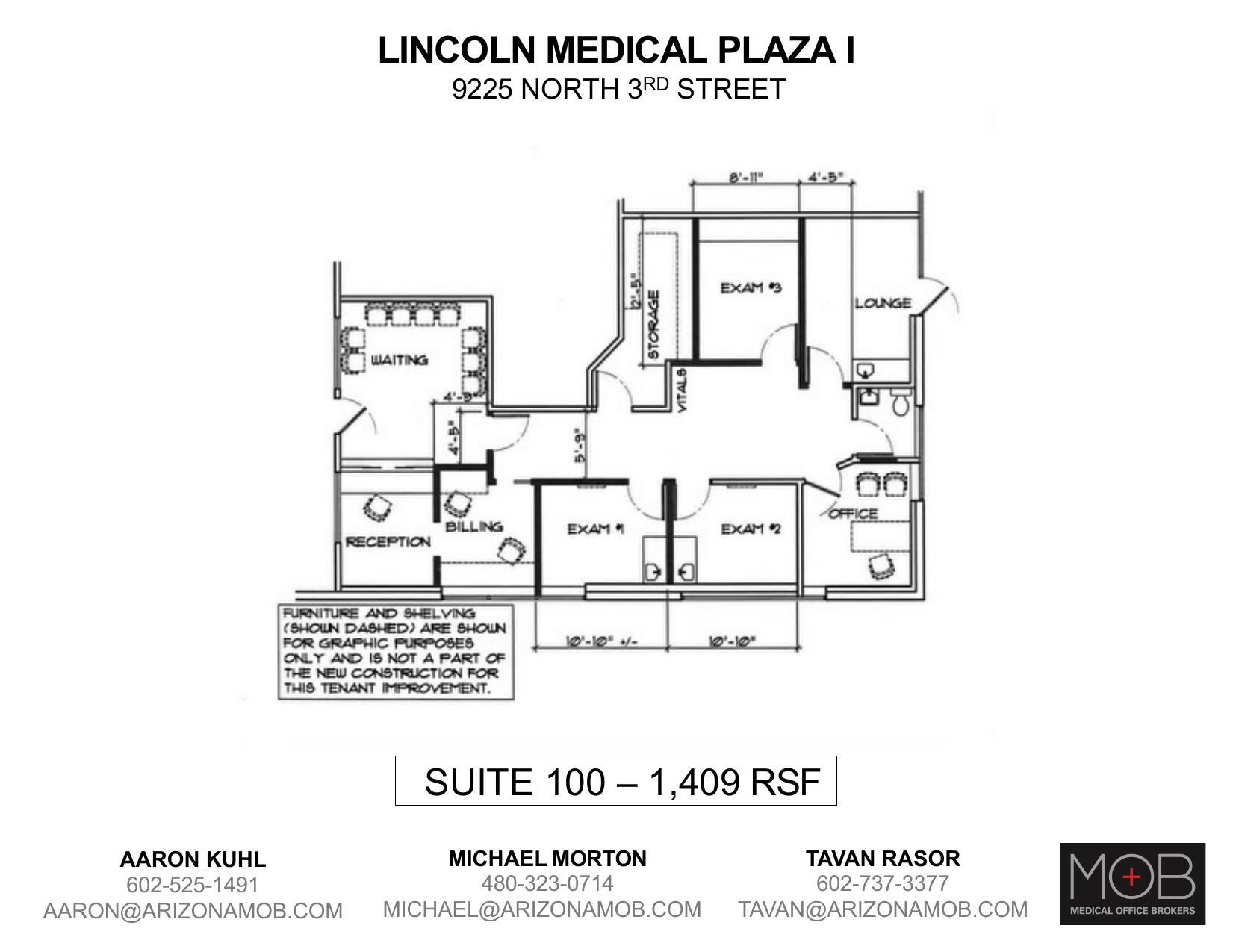 9225 N 3rd St, Phoenix, AZ à louer Plan d’étage– Image 1 sur 1