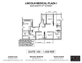 9225 N 3rd St, Phoenix, AZ à louer Plan d’étage– Image 1 sur 1