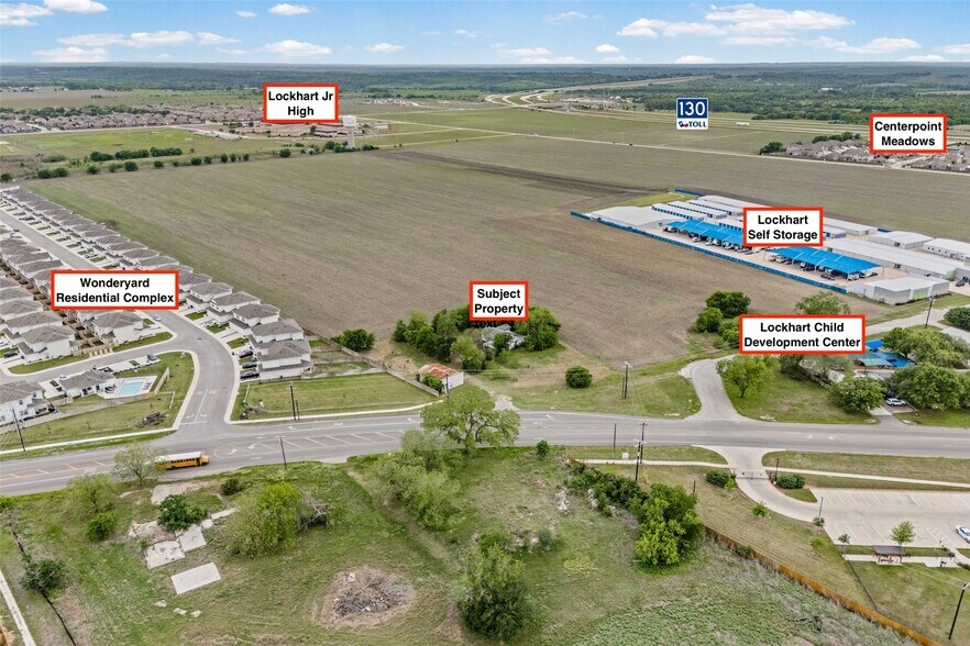 1812 Borchert Dr, Lockhart, TX à vendre - Aérien – Image 3 sur 15