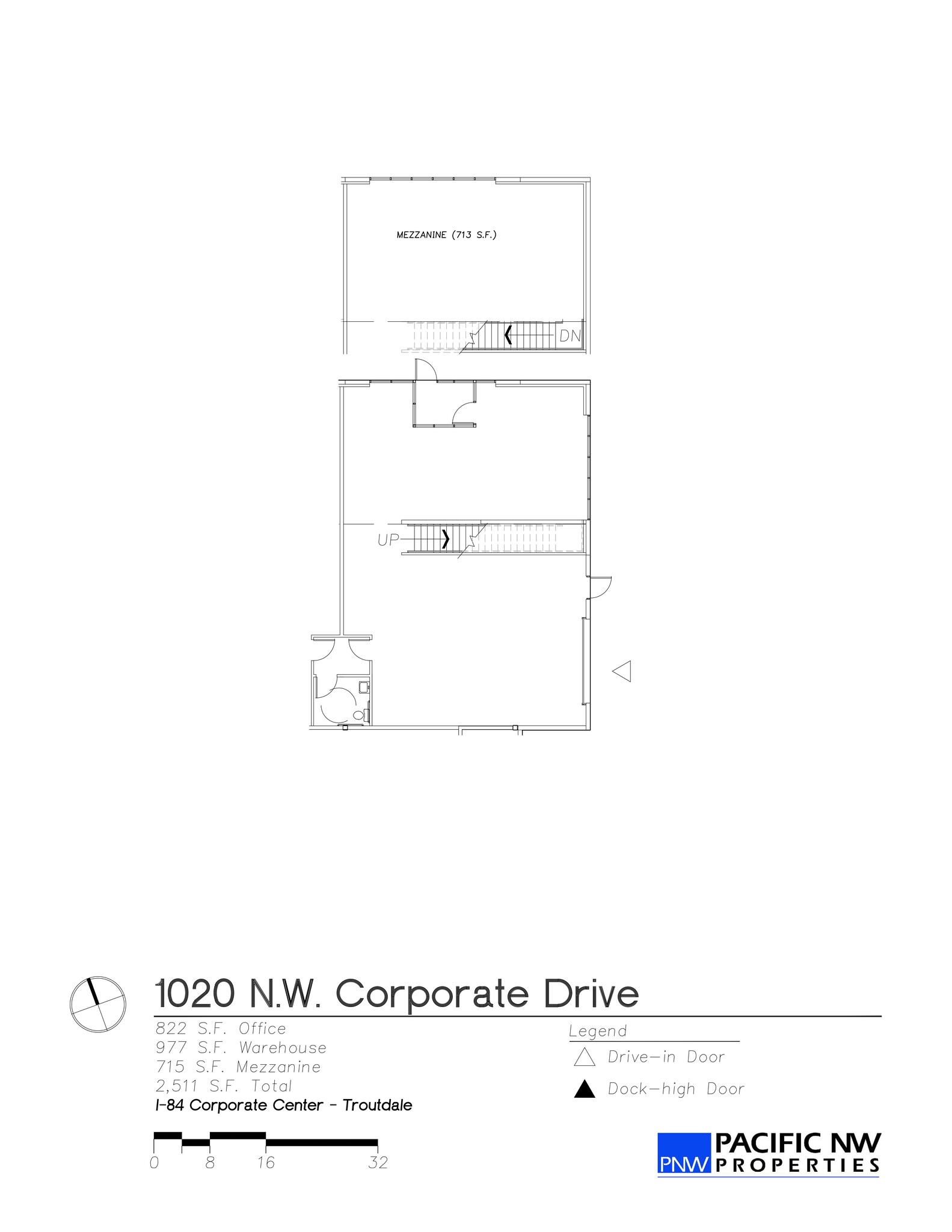 1020-1080 NW Corporate Dr, Troutdale, OR à louer Plan de site– Image 1 sur 1