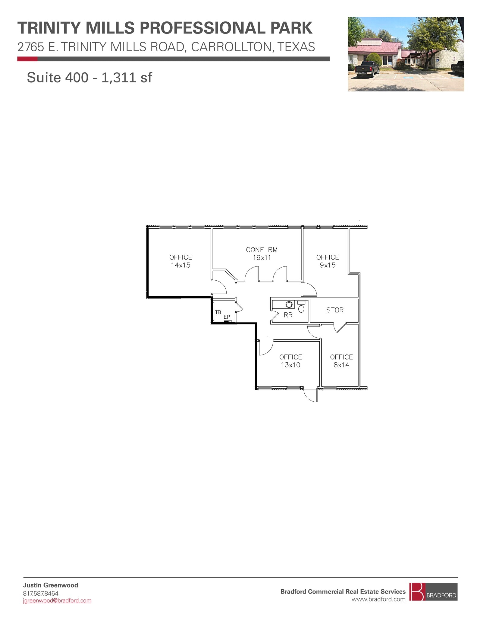 2761 E Trinity Mills Rd, Carrollton, TX à louer Plan d’étage– Image 1 sur 1
