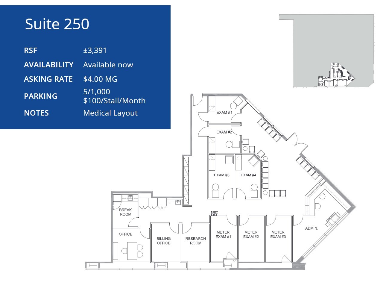 501 N Orange St, Glendale, CA à louer Plan d’étage– Image 1 sur 1