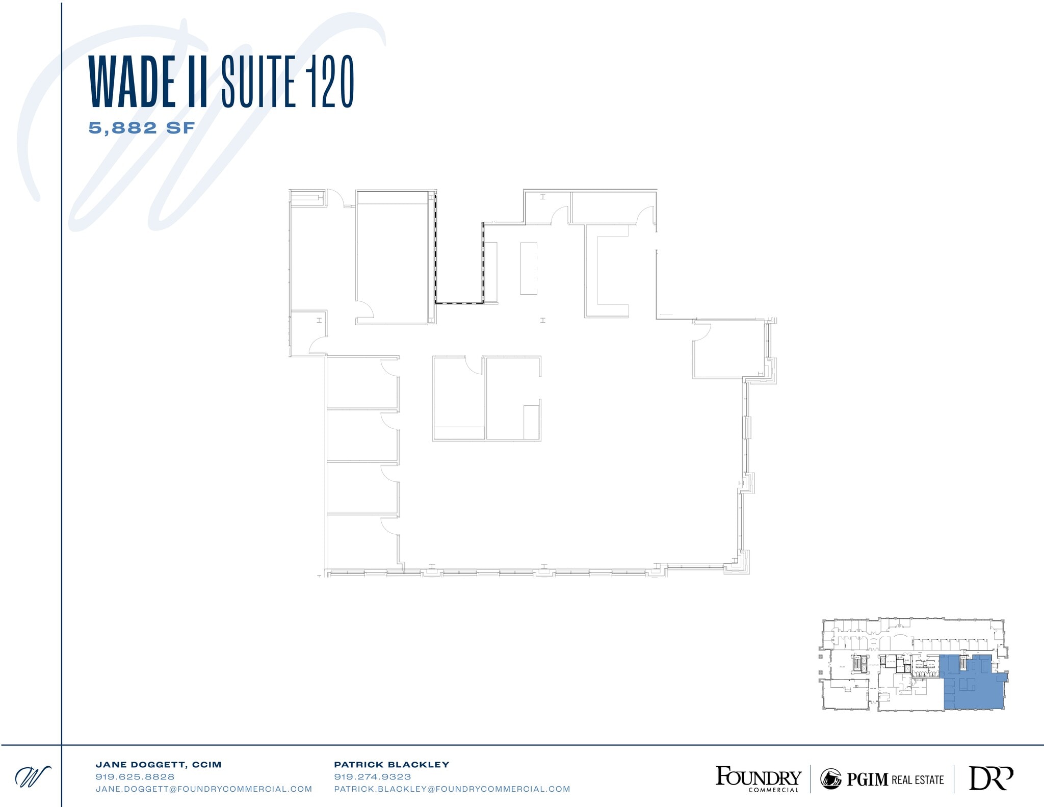 5440 Wade Park Blvd, Raleigh, NC à louer Plan de site– Image 1 sur 1