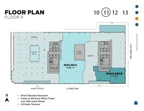 1299 Pennsylvania Ave NW, Washington, DC à louer Plan d’étage– Image 1 sur 1
