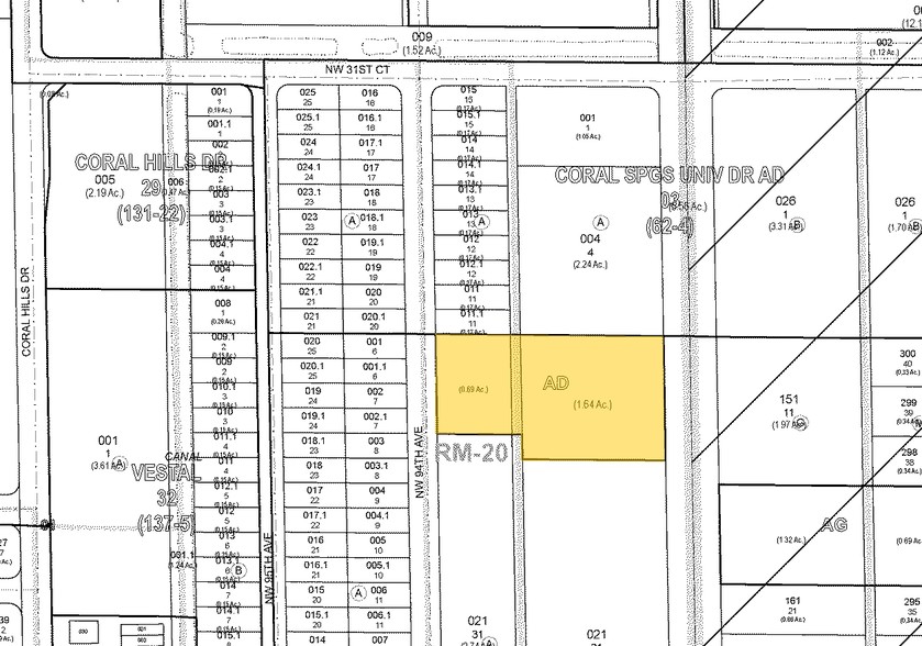 3000 N University Dr, Coral Springs, FL à louer - Plan cadastral – Image 2 sur 26