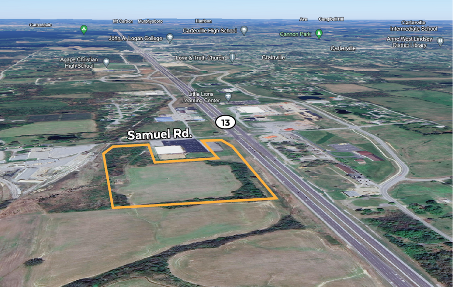 Hwy 13 & Samuel Rd, Carterville, IL à vendre - Photo de l’immeuble – Image 2 sur 2
