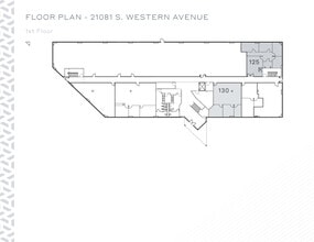 21061 S Western Ave, Torrance, CA à louer Plan d’étage– Image 1 sur 1