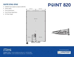 5721 E Rosedale St, Fort Worth, TX à louer Plan d’étage– Image 1 sur 1
