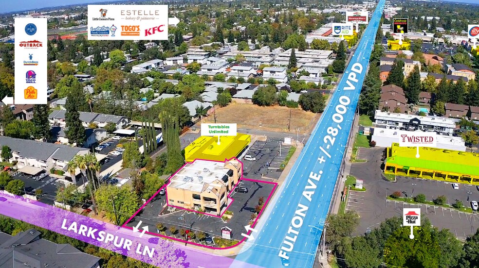 1101-1105 Fulton Ave, Sacramento, CA à louer - Photo de l’immeuble – Image 3 sur 10