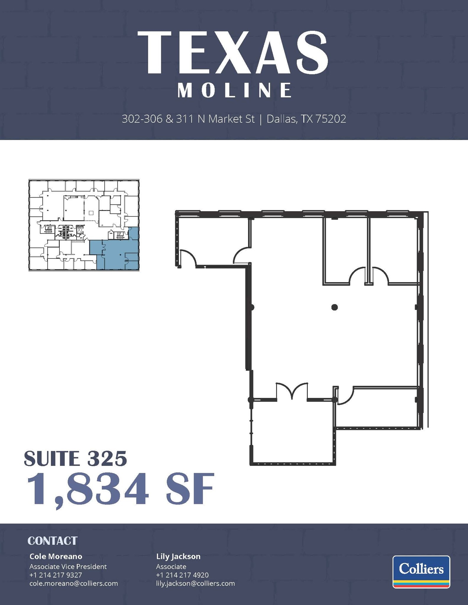 311 N Market St, Dallas, TX à louer Plan d’étage– Image 1 sur 1