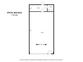 1904-1918 Dr. Martin Luther King Jr. Blvd, New Bern, NC à louer Plan d’étage– Image 2 sur 2