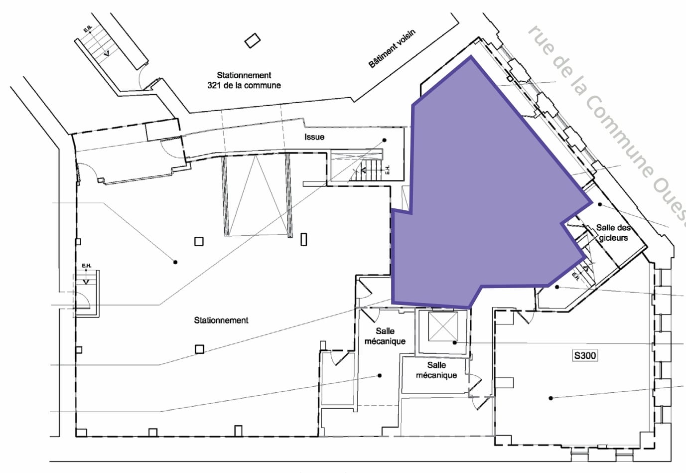 329 Rue de la Commune O, Montréal, QC à louer Plan d’étage– Image 1 sur 6