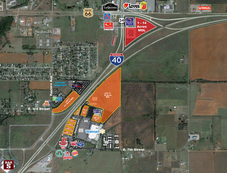 1100 Highway 34, Elk City, OK à louer - Aérien – Image 2 sur 2