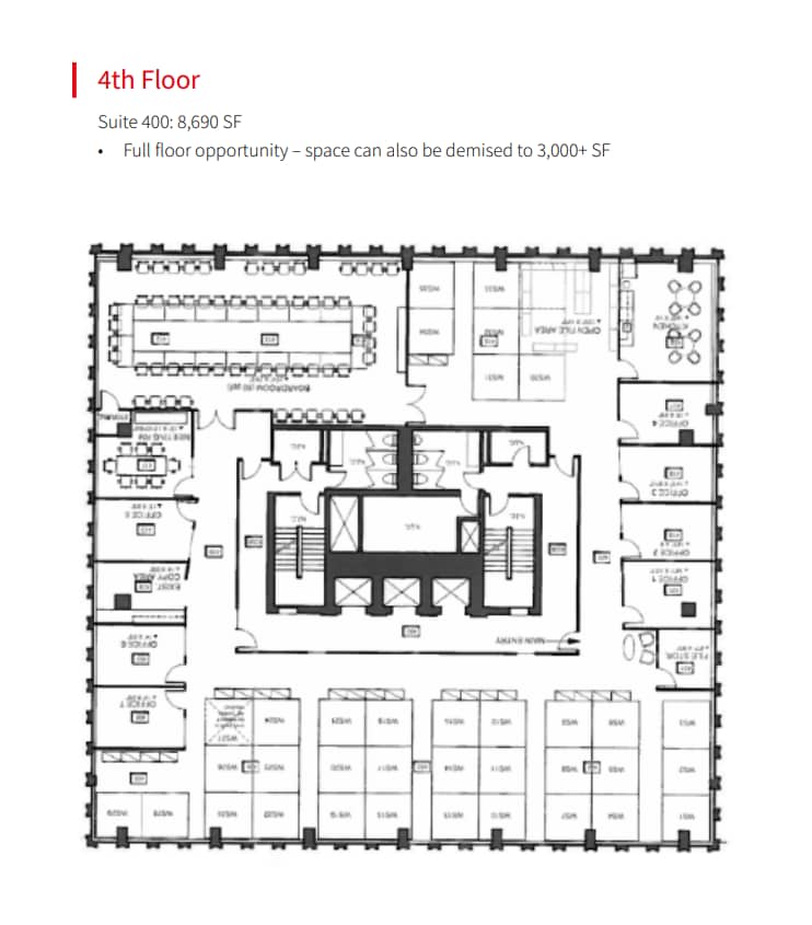 220 Laurier Av W, Ottawa, ON à louer Plan d’étage– Image 1 sur 1