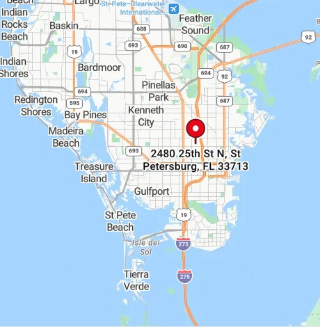 2480 25th St N, Saint Petersburg, FL à louer Photo de l’immeuble– Image 1 sur 2