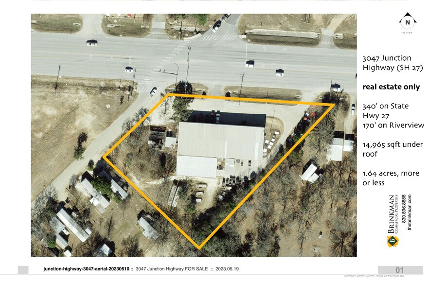 3047 Junction Hwy, Kerrville, TX à vendre - Plan de site – Image 3 sur 3