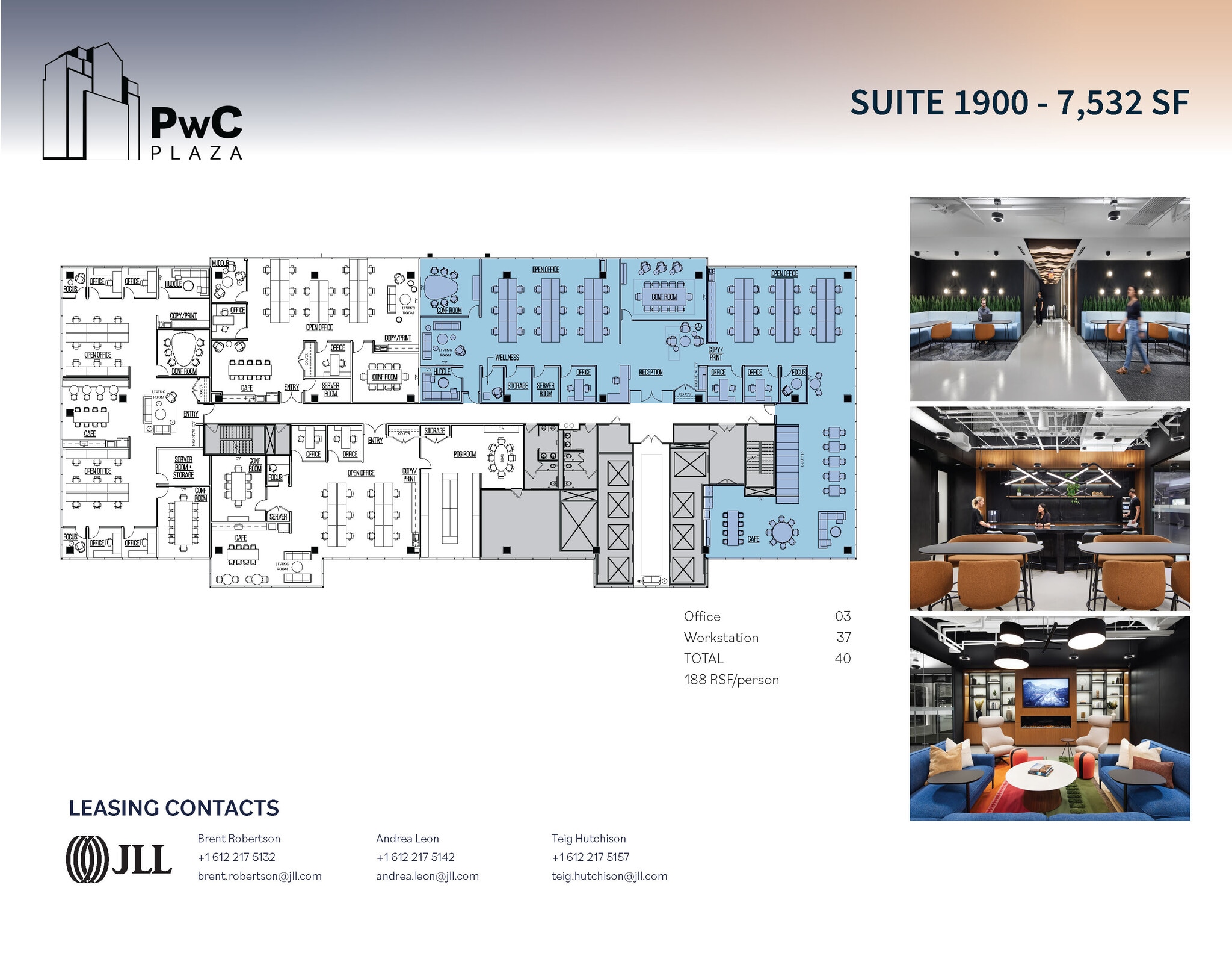 45 S 7th St, Minneapolis, MN à louer Plan d’étage– Image 1 sur 1