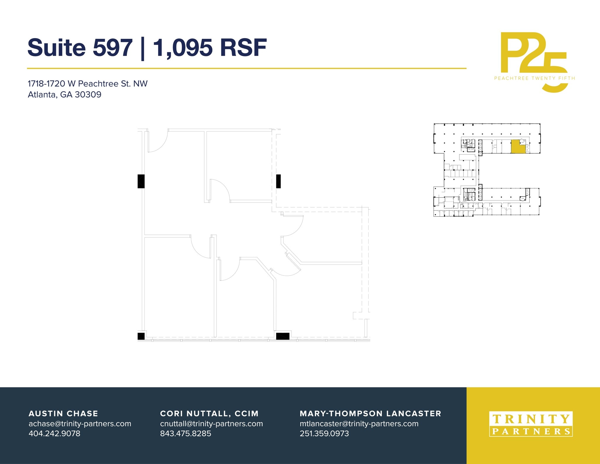1718-1720 NW Peachtree St, Atlanta, GA à louer Plan de site– Image 1 sur 1