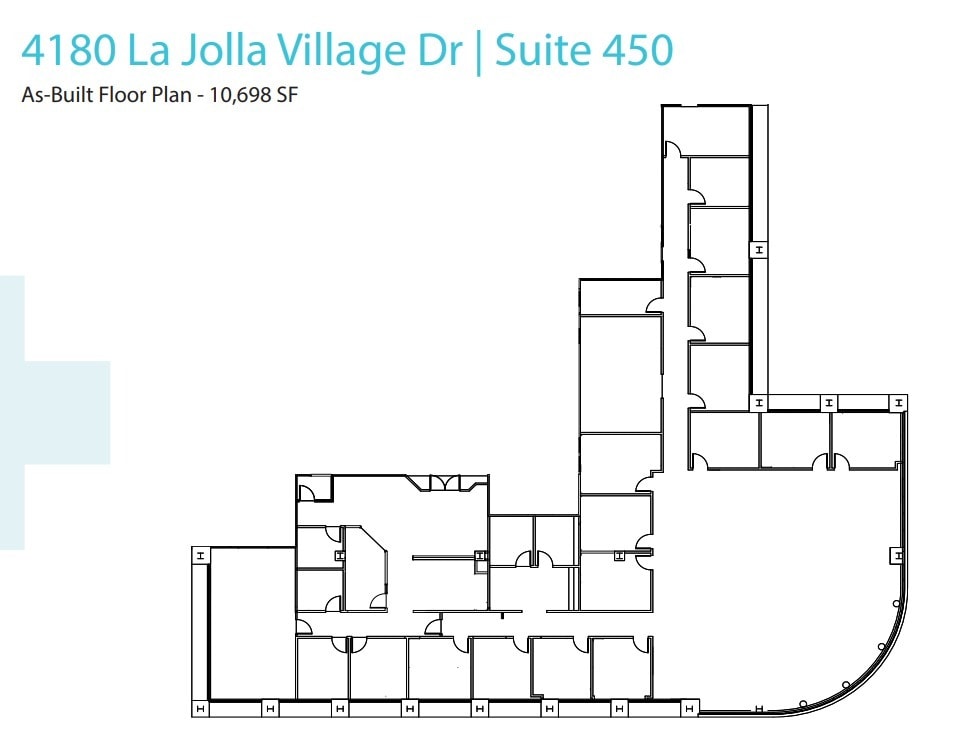 4180 La Jolla Village Dr, La Jolla, CA à louer Plan d’étage– Image 1 sur 1