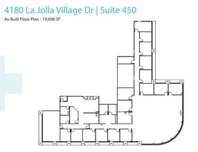 4180 La Jolla Village Dr, La Jolla, CA à louer Plan d’étage– Image 1 sur 1
