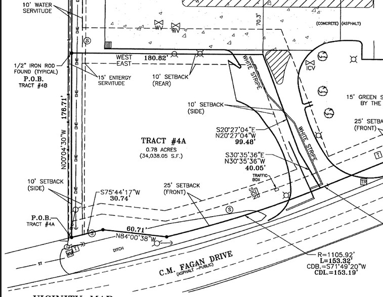 808 C M Fagan Dr, Hammond, LA à louer - Plan cadastral – Image 2 sur 2