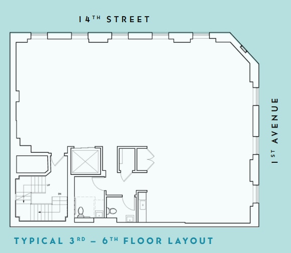 237 First Ave, New York, NY à louer Plan d’étage– Image 1 sur 1
