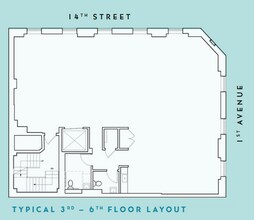 237 First Ave, New York, NY à louer Plan d’étage– Image 1 sur 1