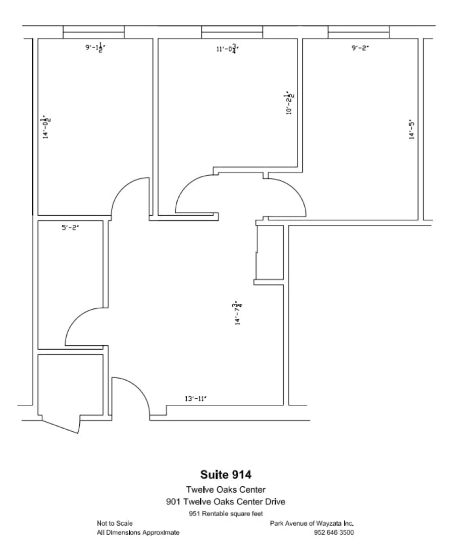600 Twelve Oaks Center Dr, Wayzata, MN à louer Plan d’étage– Image 1 sur 1