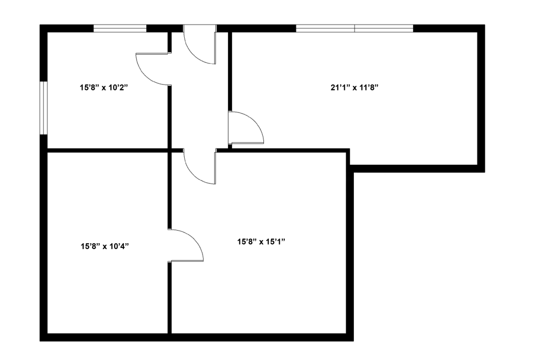 13711 W Camino Del Sol, Sun City West, AZ à louer Plan d’étage– Image 1 sur 1