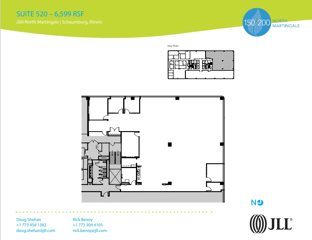 150 N Martingale Rd, Schaumburg, IL à louer Plan d’étage– Image 1 sur 1