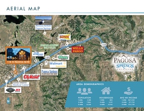 118 N Pagosa Blvd, Pagosa Springs, CO - Vue aérienne vue de carte
