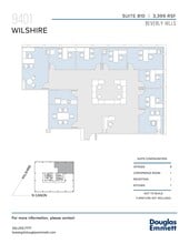 9401 Wilshire Blvd, Beverly Hills, CA à louer Plan d’étage– Image 1 sur 1
