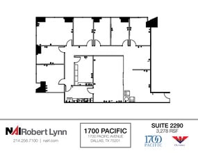 1700 Pacific Ave, Dallas, TX à louer Plan d’étage– Image 1 sur 2
