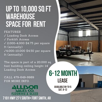 Plus de détails pour 7101 US-271, Fort Smith, AR - Coworking à louer